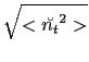 $\displaystyle \sqrt{<\breve{n_t}^2> }$
