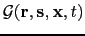 $ {\mathcal G}({\bf{r}},{\bf{s}},{\bf{x}},t)$