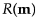 $\displaystyle R({\bf {m}})$